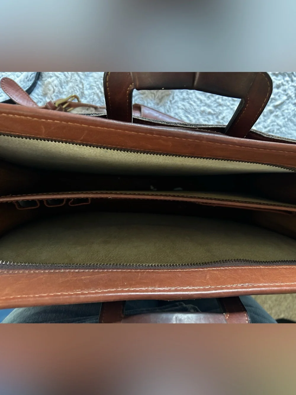 Vintage Coach Senator Briefcase Business Bag – Style 5351 | British Tan | USA